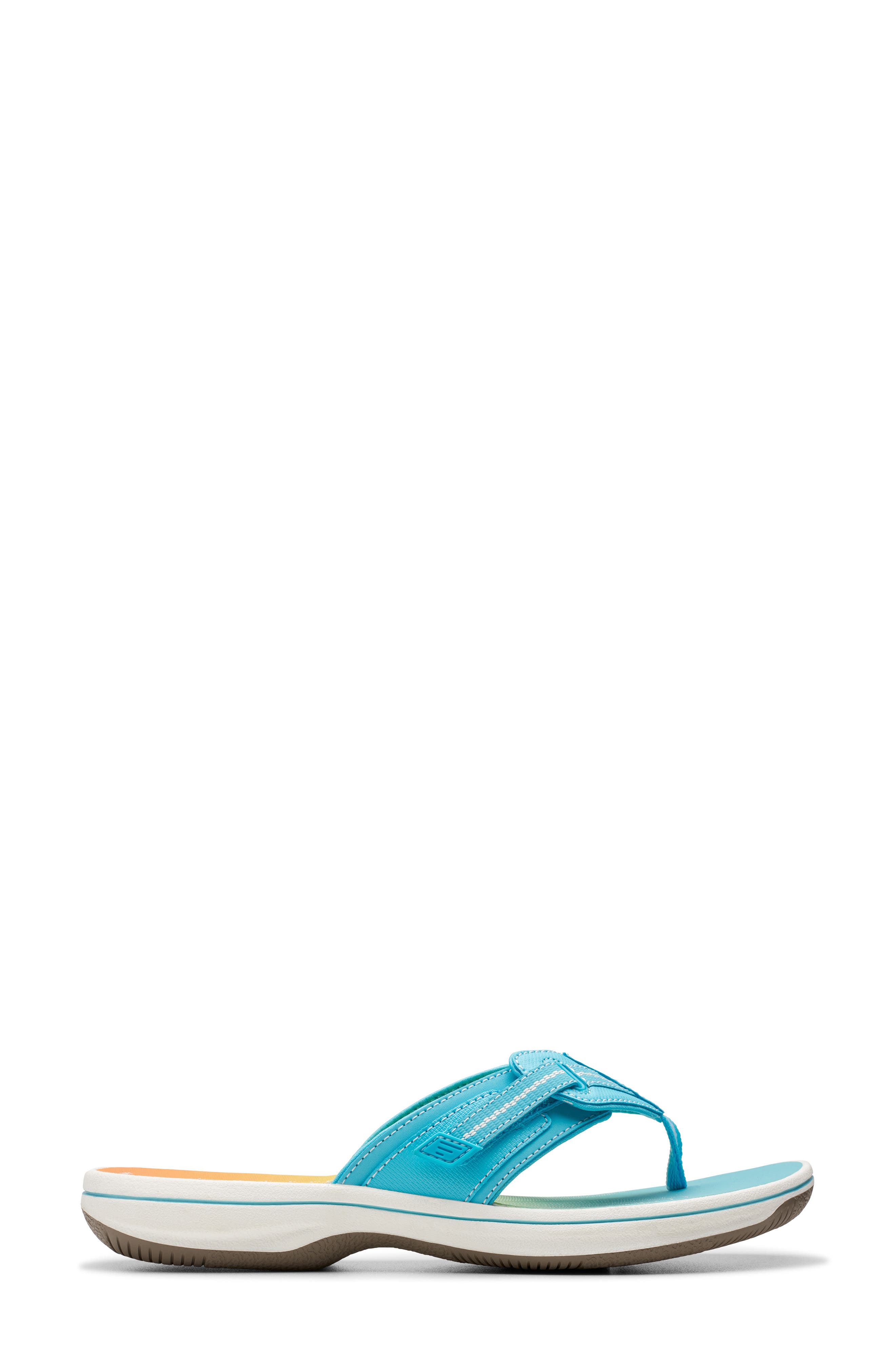 Clarks<sup>®</sup> Brinkley Jazz Flip Flop, Alternate, color, Turquoise Ombre