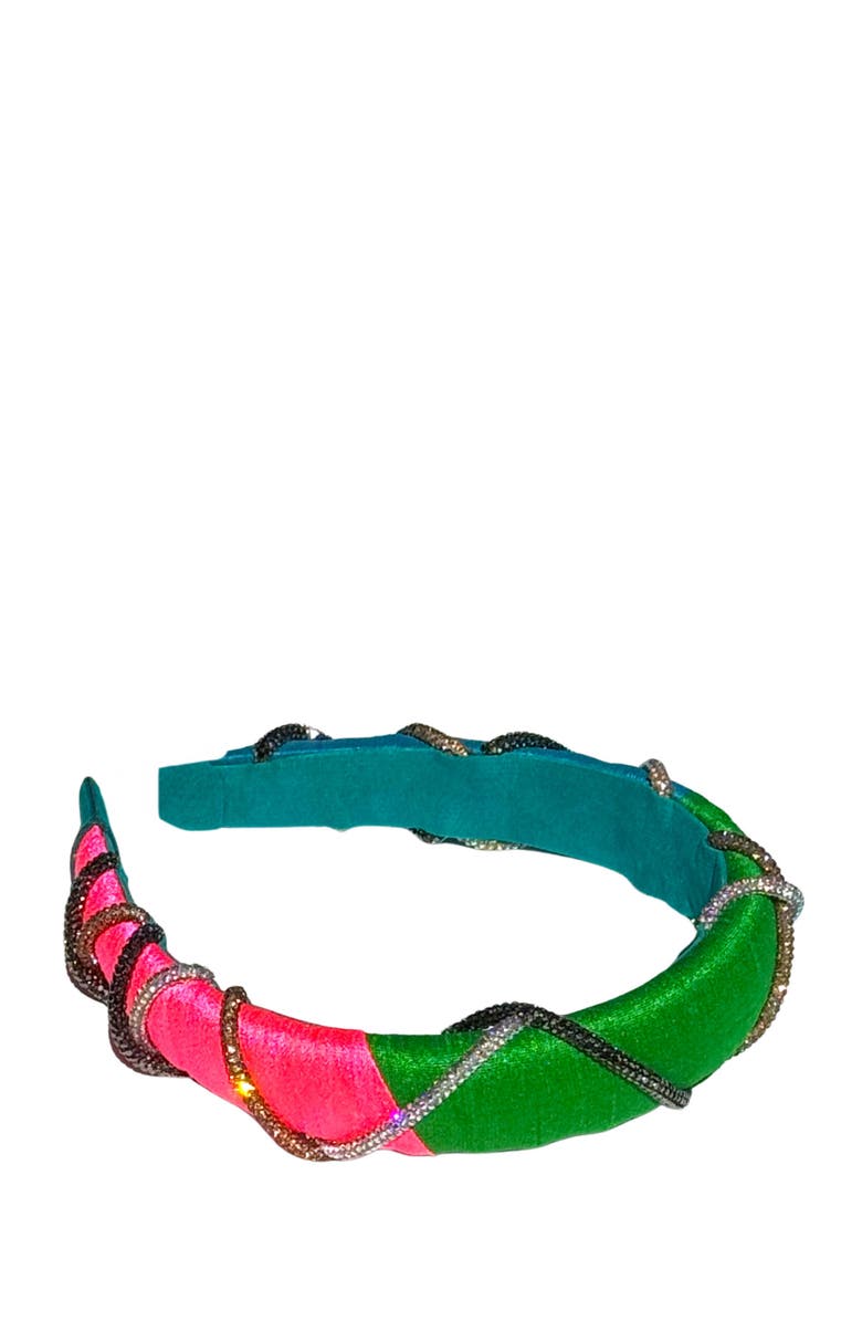 Simitri Jeweled Headband, Main, color, Jeweled