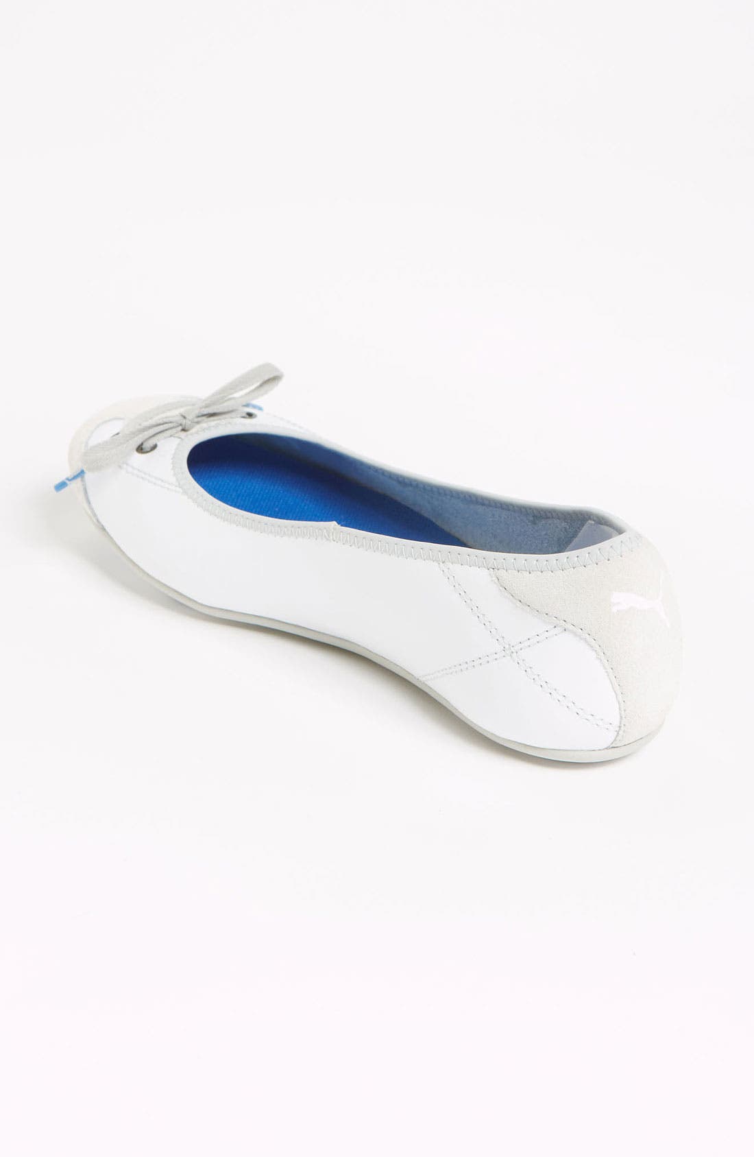 'Lily' Ballet Flat, Alternate, color, WHITE