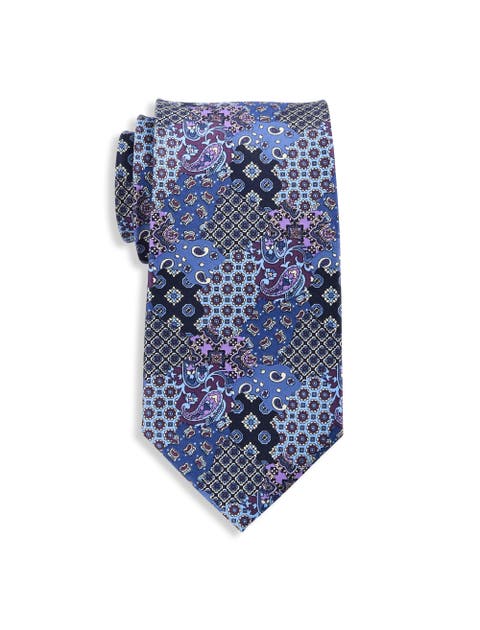 Big 
Tall Patchwork Paisley Tie
