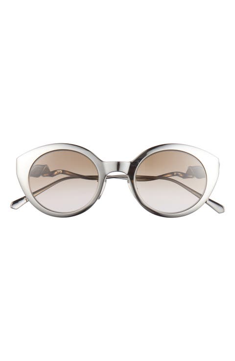 Coil 48mm Round Sunglasses