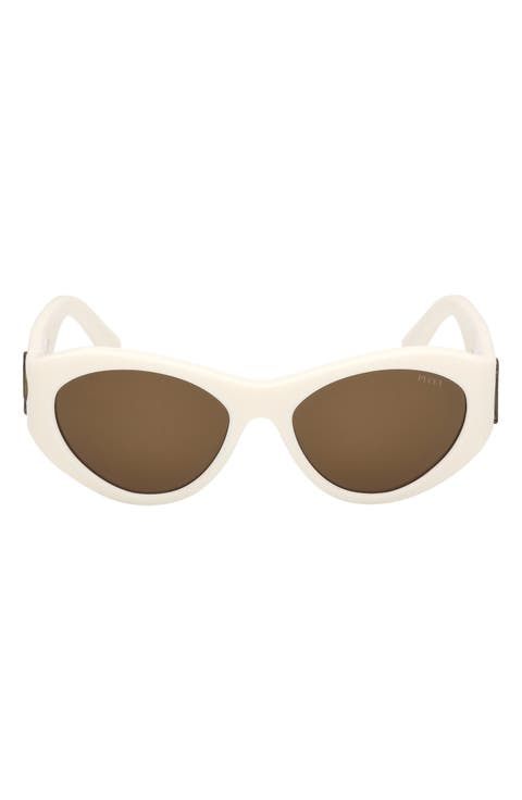 54mm Cat Eye Sunglasses