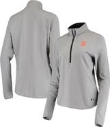 Under Armour Women's Under Armour Gray San Francisco Giants Tri-Blend Half-Zip Jacket