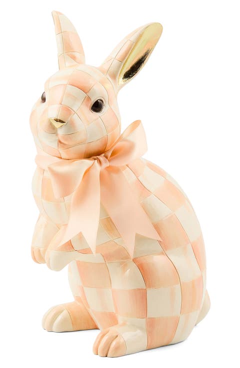 Coral Check Duchess Bunny