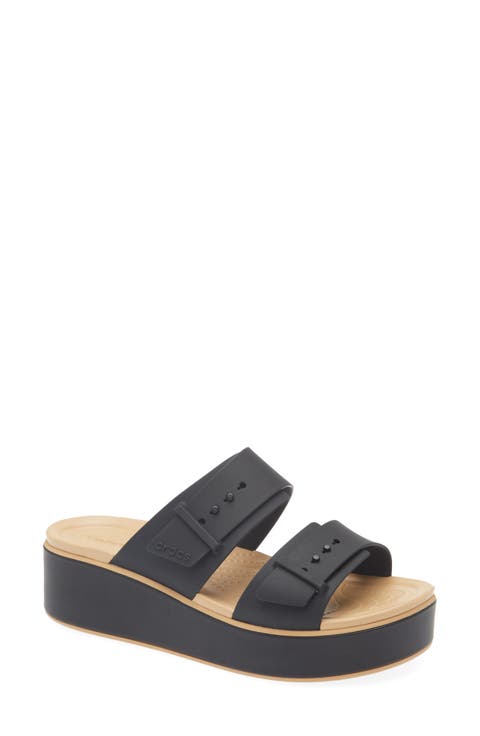 Brooklyn Platform Wedge Slide Sandal (Women)