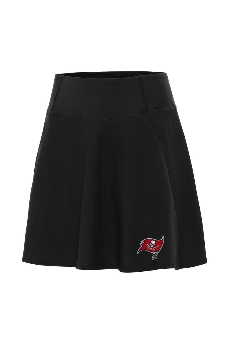 Women's Antigua Black Tampa Bay Buccaneers Chip Skort, Alternate, color, Black