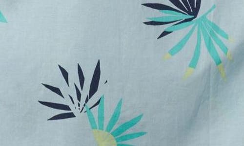 Quiksilver Apero Classic Fit Print Short Sleeve Button-up Shirt In Ice Flow Apero Classics Ss
