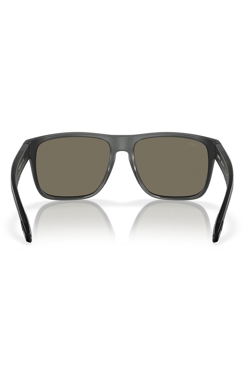 Costa Del Mar Spearo 59mm Polarized Mirrored Rectangular Sunglasses, Alternate, color,
