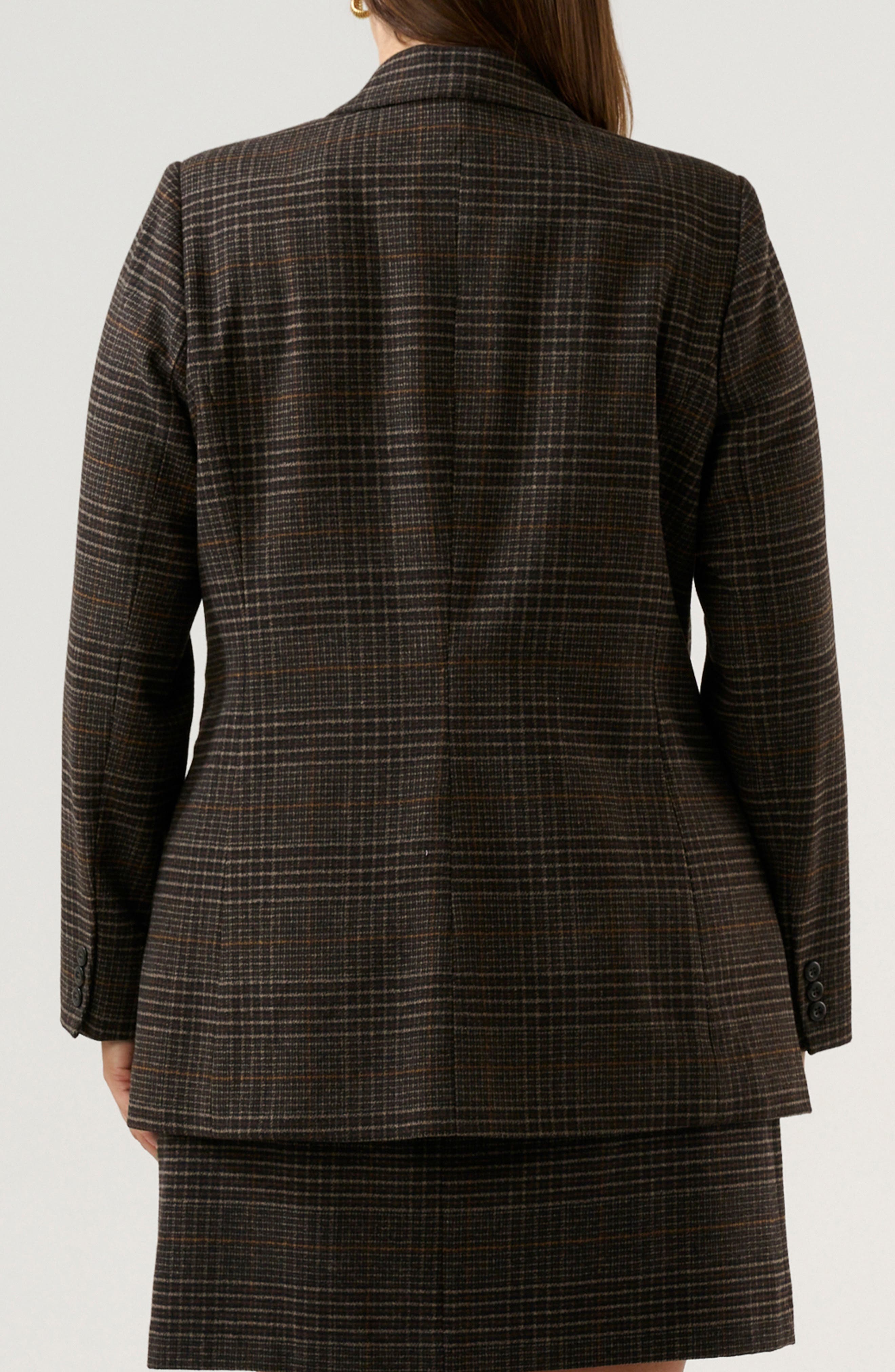 Noel Check Double Breasted Blazer - image 2