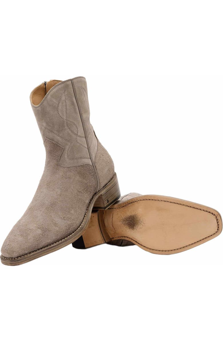 John Varvatos Walker Rancher Boot, Alternate, color, Grey Sky