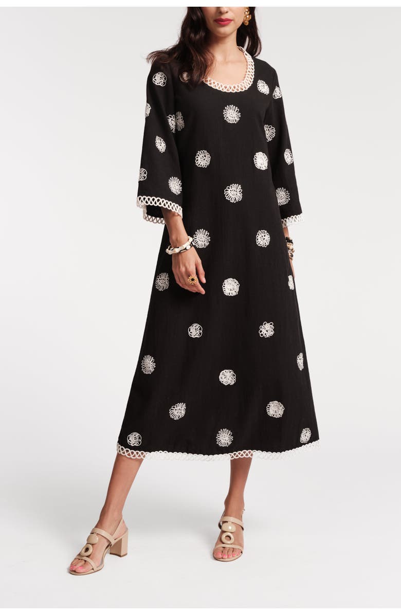 Frances Valentine Fiona Dress Scribble, Main, color, 