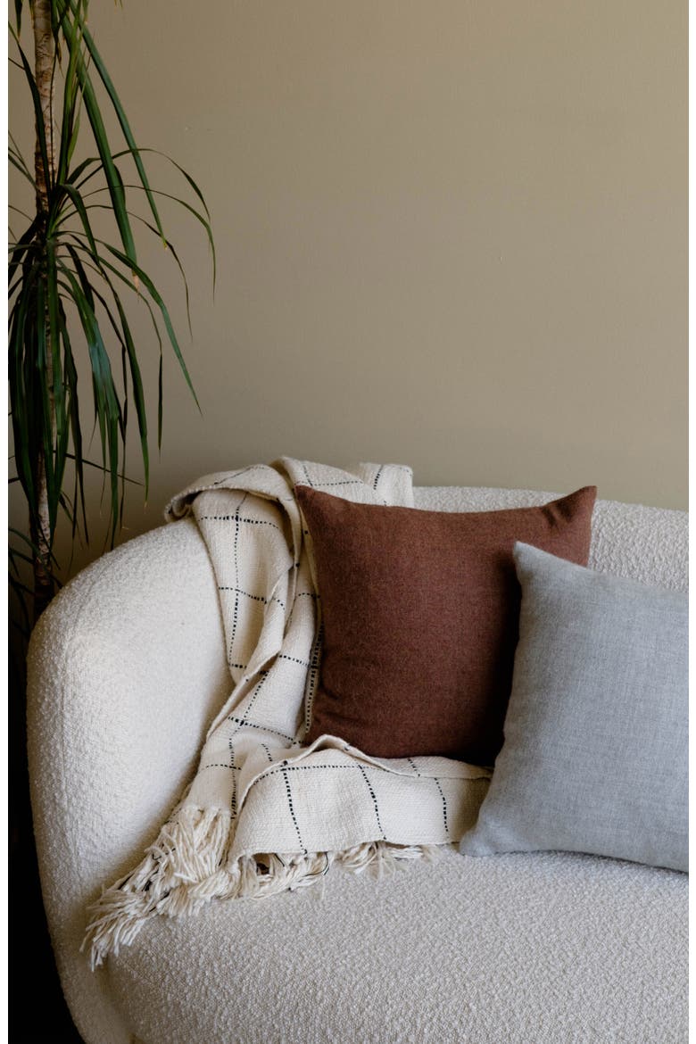 Claude Throw Blanket, Alternate, color, NATURAL / BLACK