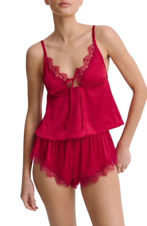 Sorrento Lace Trim Satin Camisole