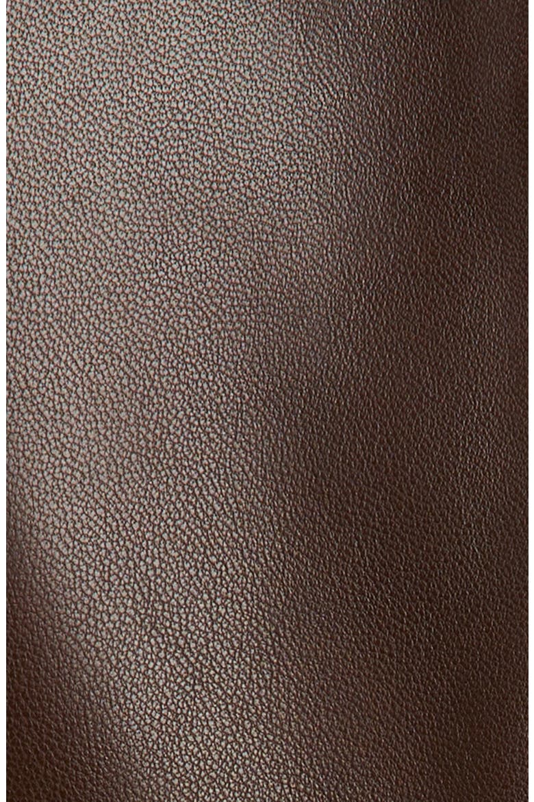 Leather Safari Jacket, Alternate, color, BLACK TRUFFLE