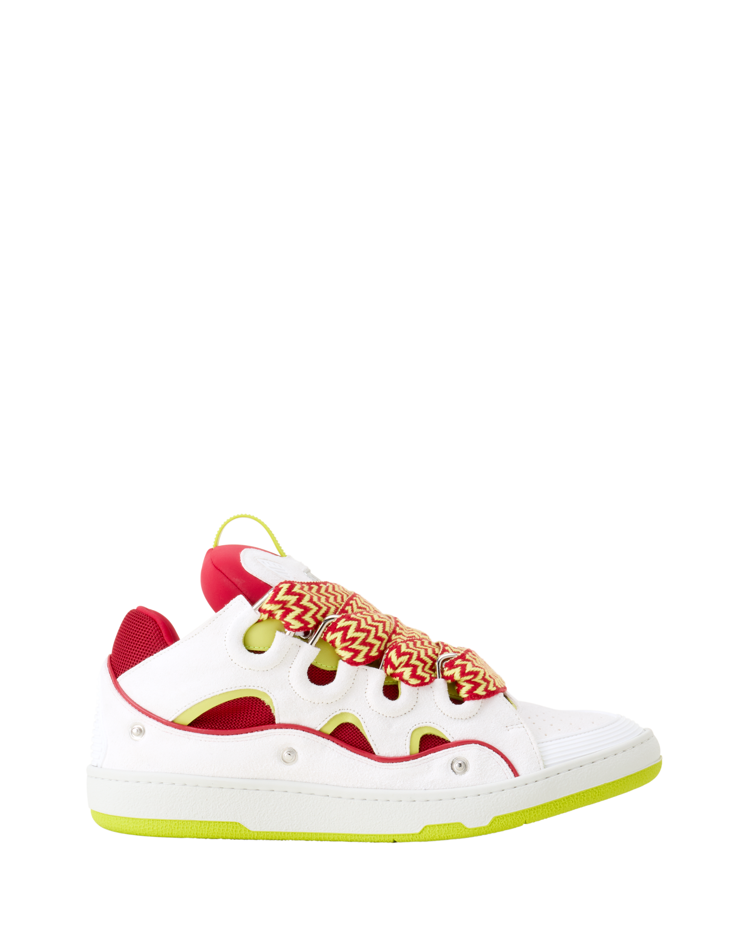 Lanvin Curb Patch Sneakers In Leather, Alternate, color, Colored