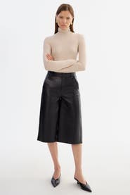 LAMARQUE Lise | Leather Bermuda Short