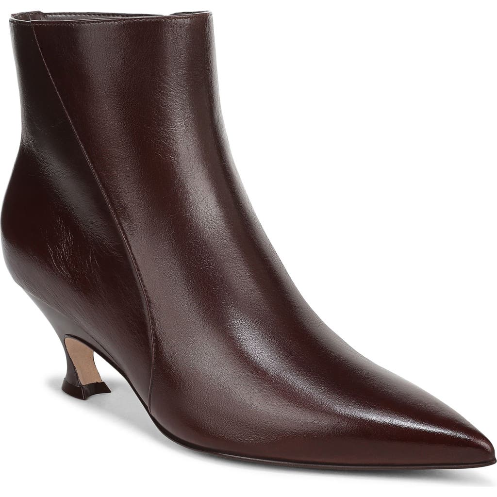 27 Edit Naturalizer Patrese Pointed Toe Kitten Heel Bootie In Burgundy