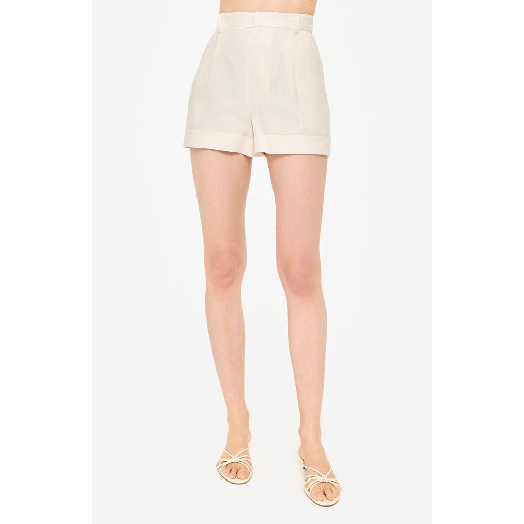 Cami Nyc Ravi High Waist Linen Shorts