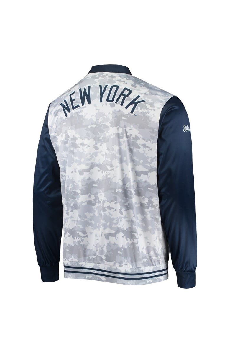 STITCHES Men's Stitches Navy New York Yankees Camo Full-Zip Jacket, Alternate, color, Navy