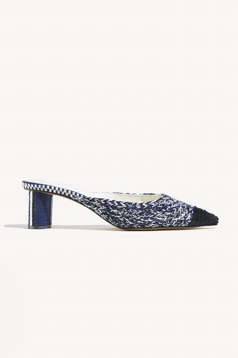 Ines Braided Pointedtoe Mules