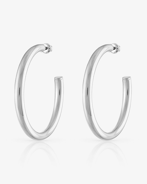 Medium Open Hoop Earrings