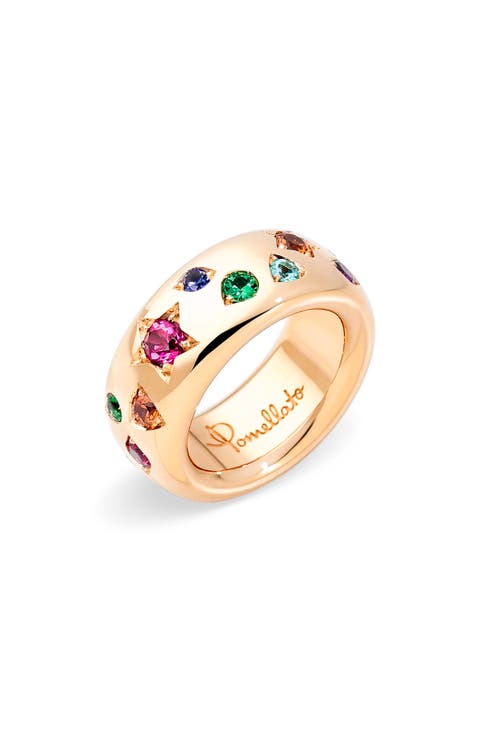 Iconica Large Multi Stone Ring