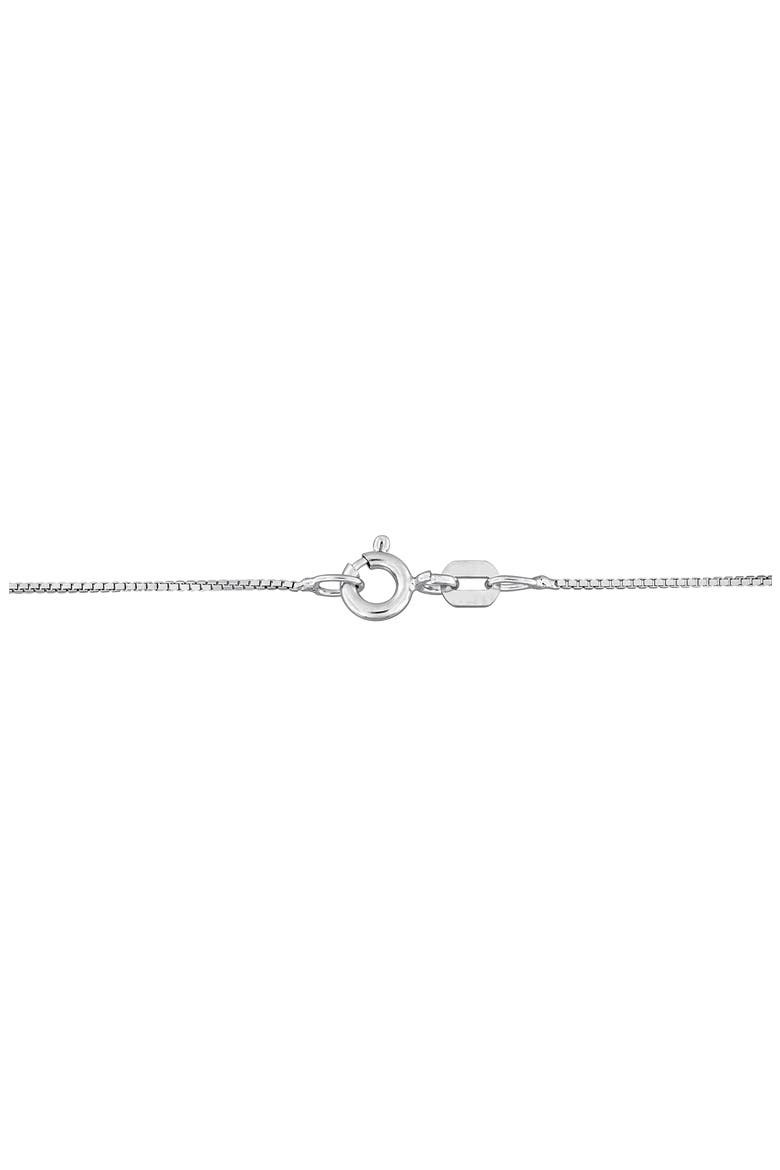 Box Link Chain Necklace, 0.65mm, Alternate, color, SILVER