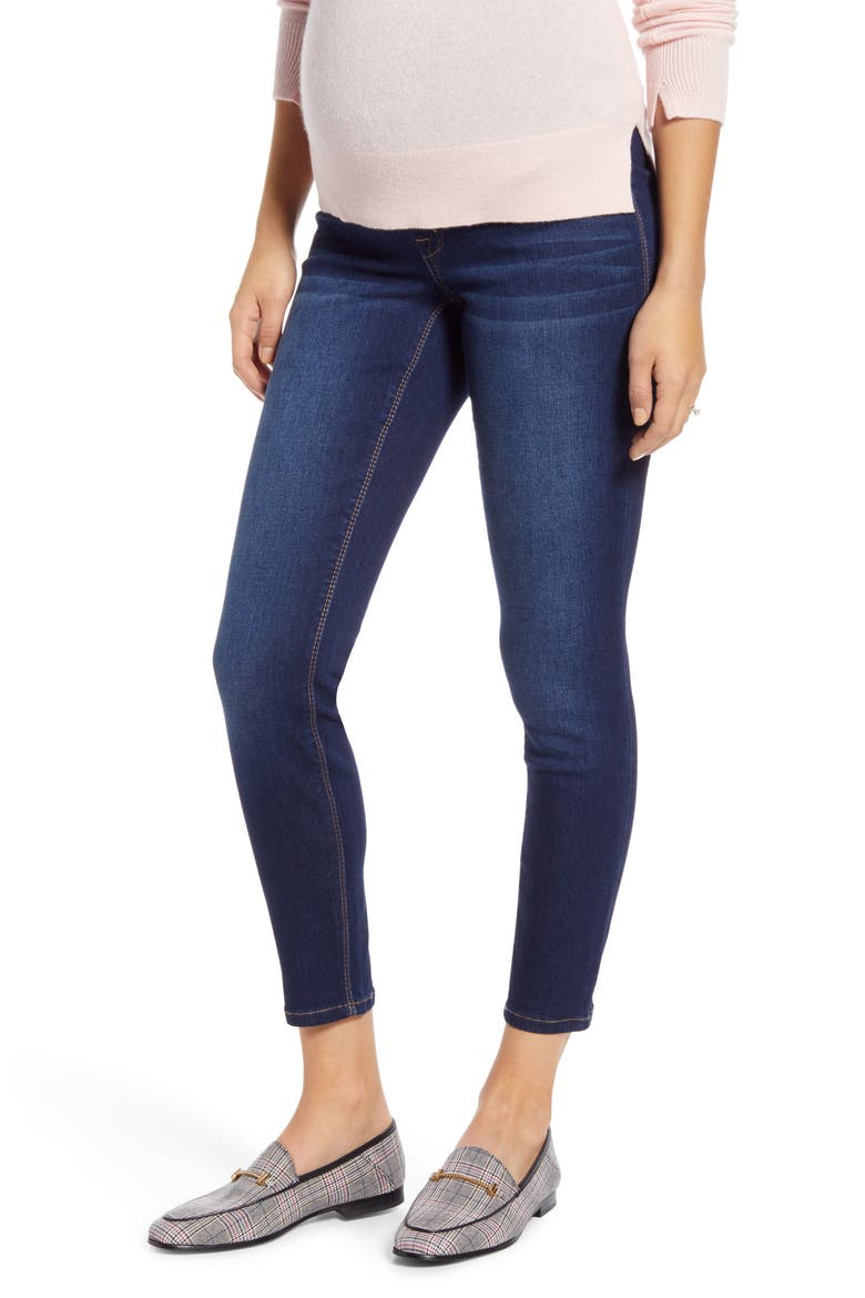 Sculpt Ankle Skinny Maternity Jeans, Main, color, ERICA