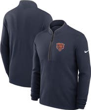 Nike Men's Nike Navy Chicago Bears Lightweight Victory Performance Half-Zip Pullover