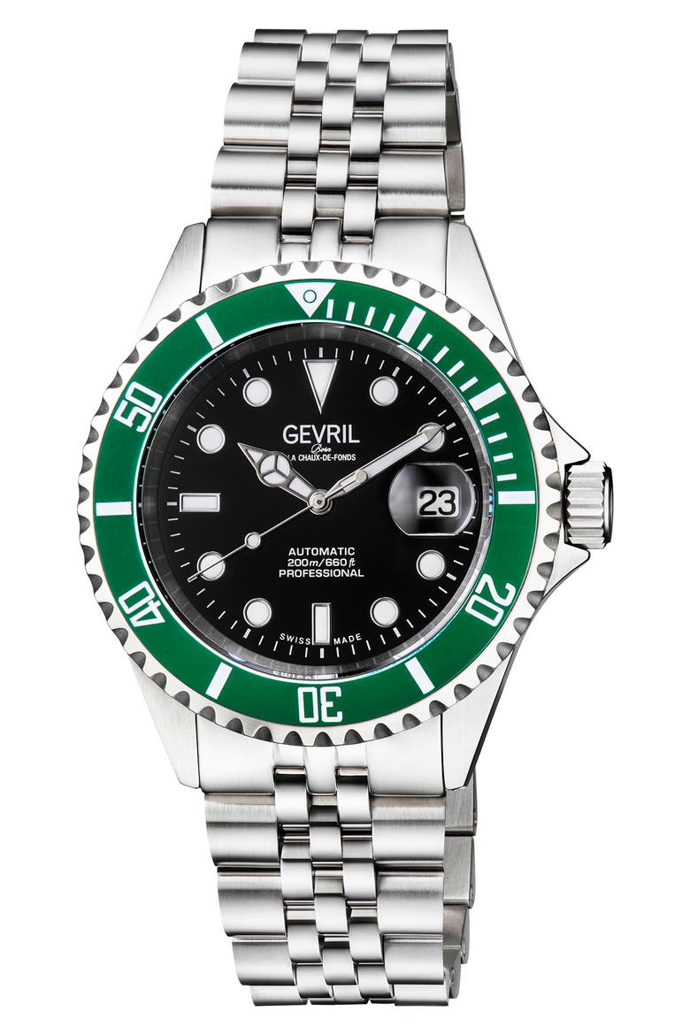 Wall Street Bracelet Watch, 43mm, Main, color, STAINLESS STEEL