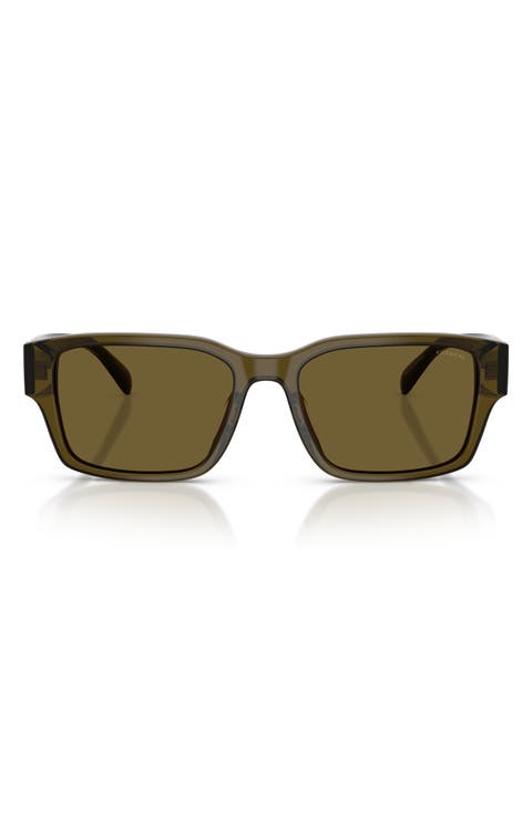 55mm Rectangular Sunglasses