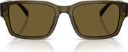 COACH 55mm Rectangular Sunglasses