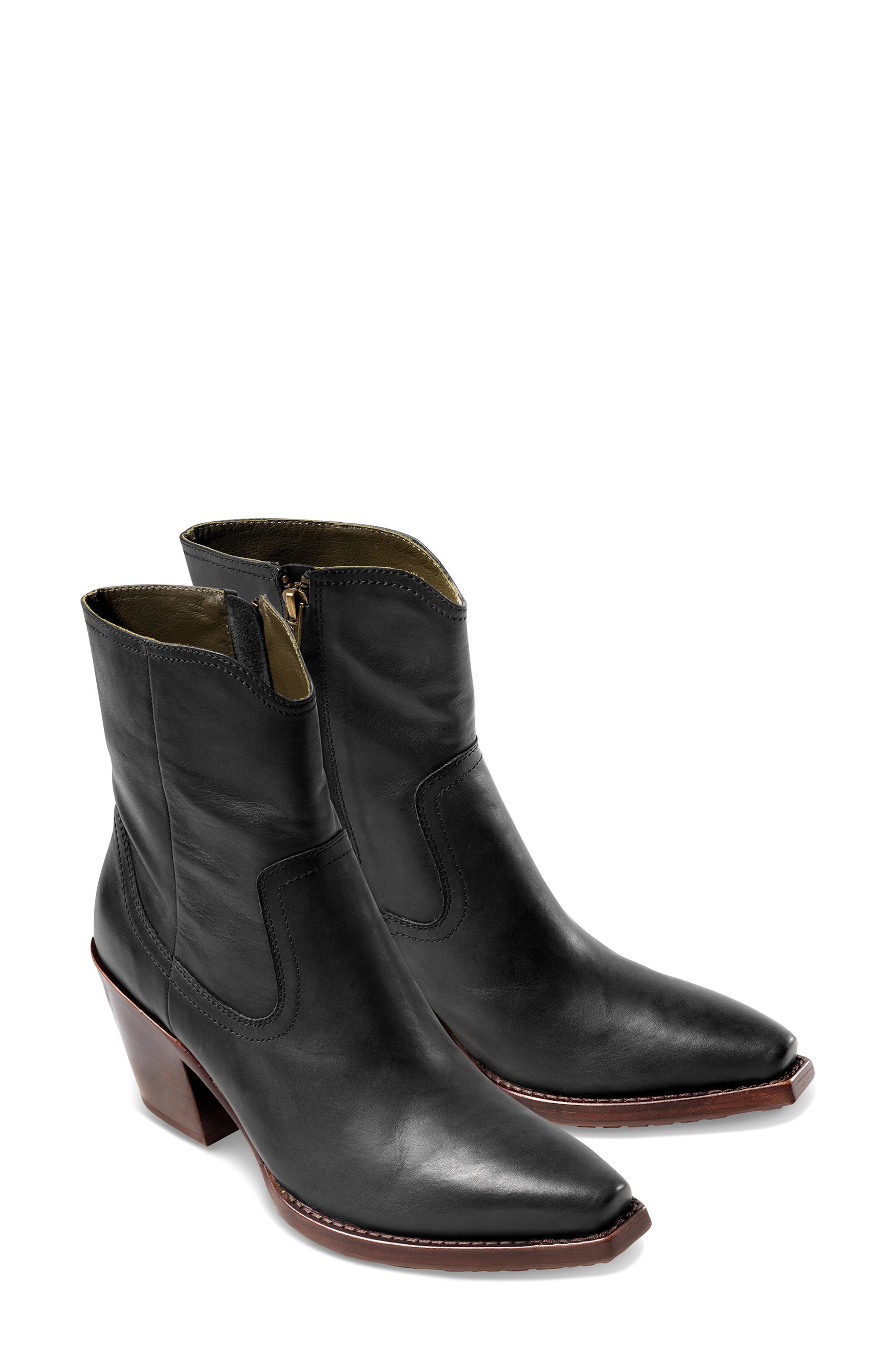 Country Bootie, Main, color, BLACK
