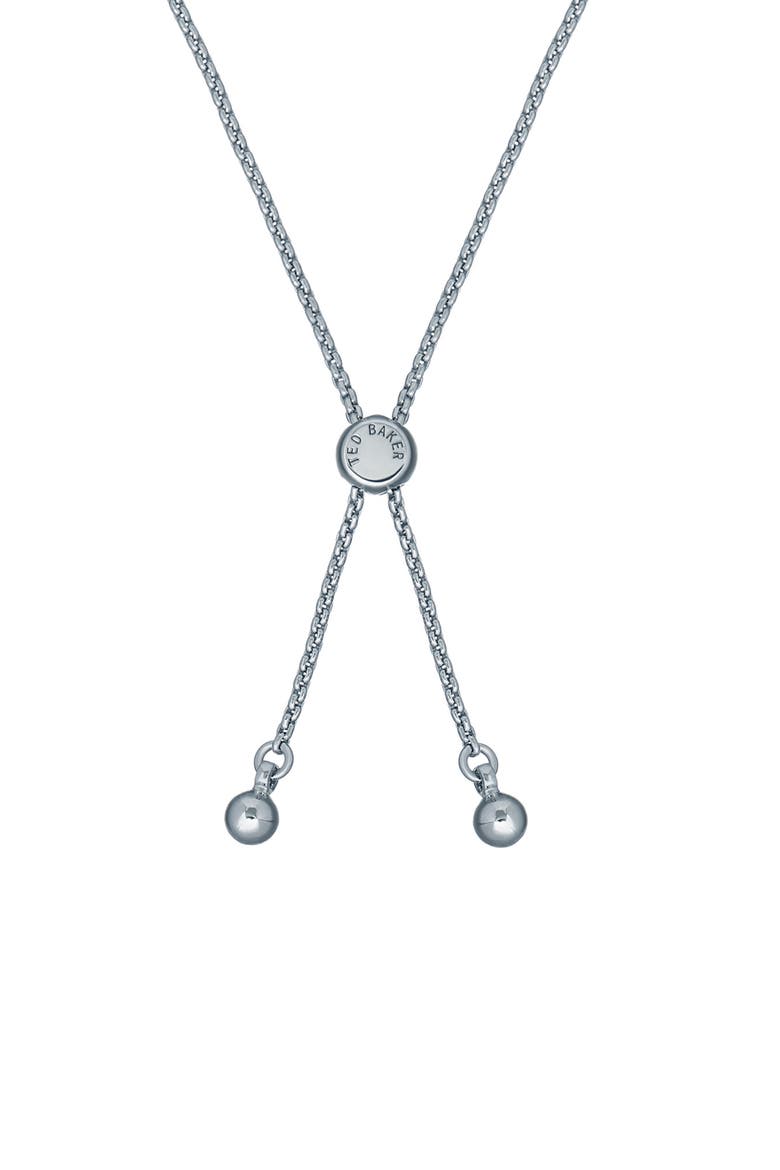 Breenar Baker Bar Slider Bracelet, Alternate, color, SILVER TONE