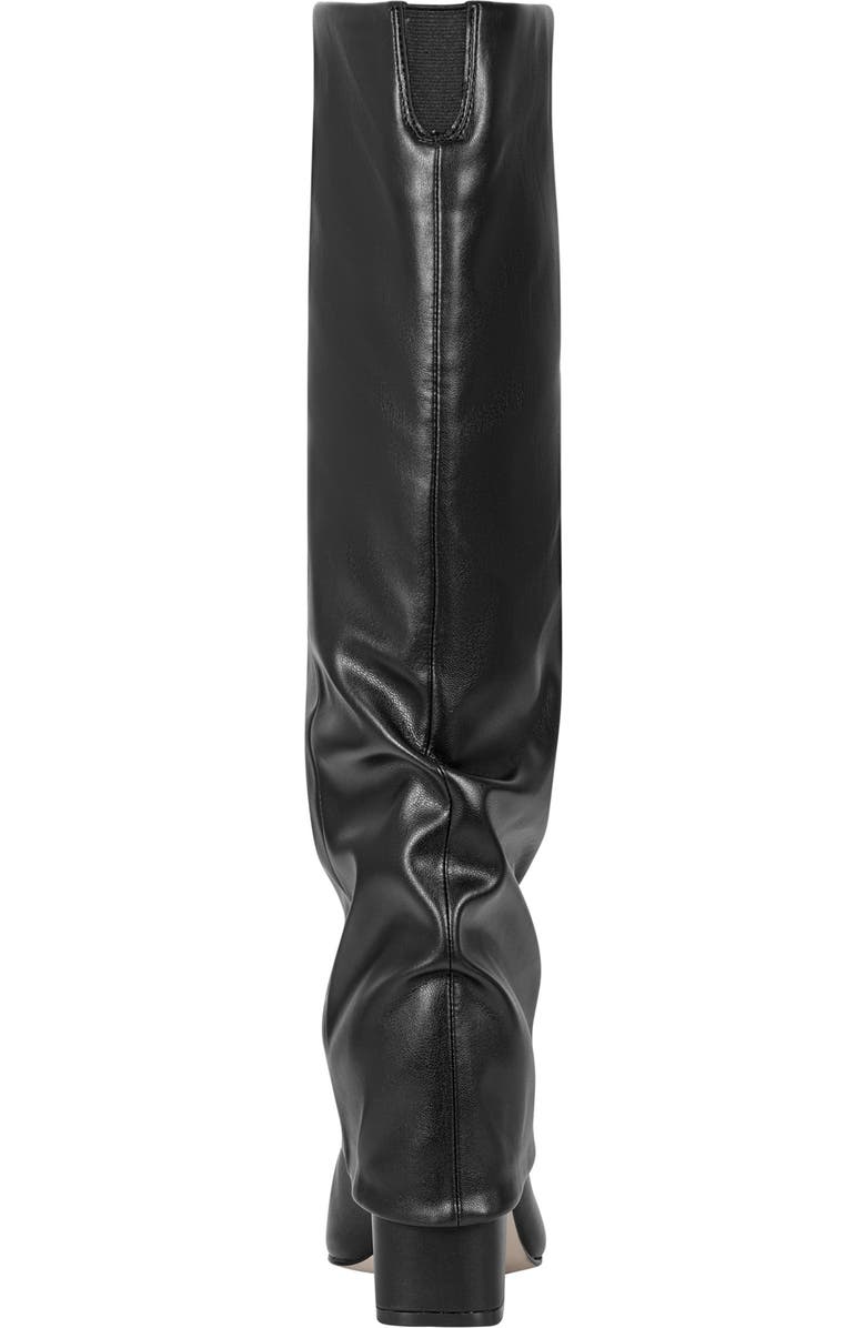 Marc Fisher Foldover Block Heel Boot, Alternate, color, Black