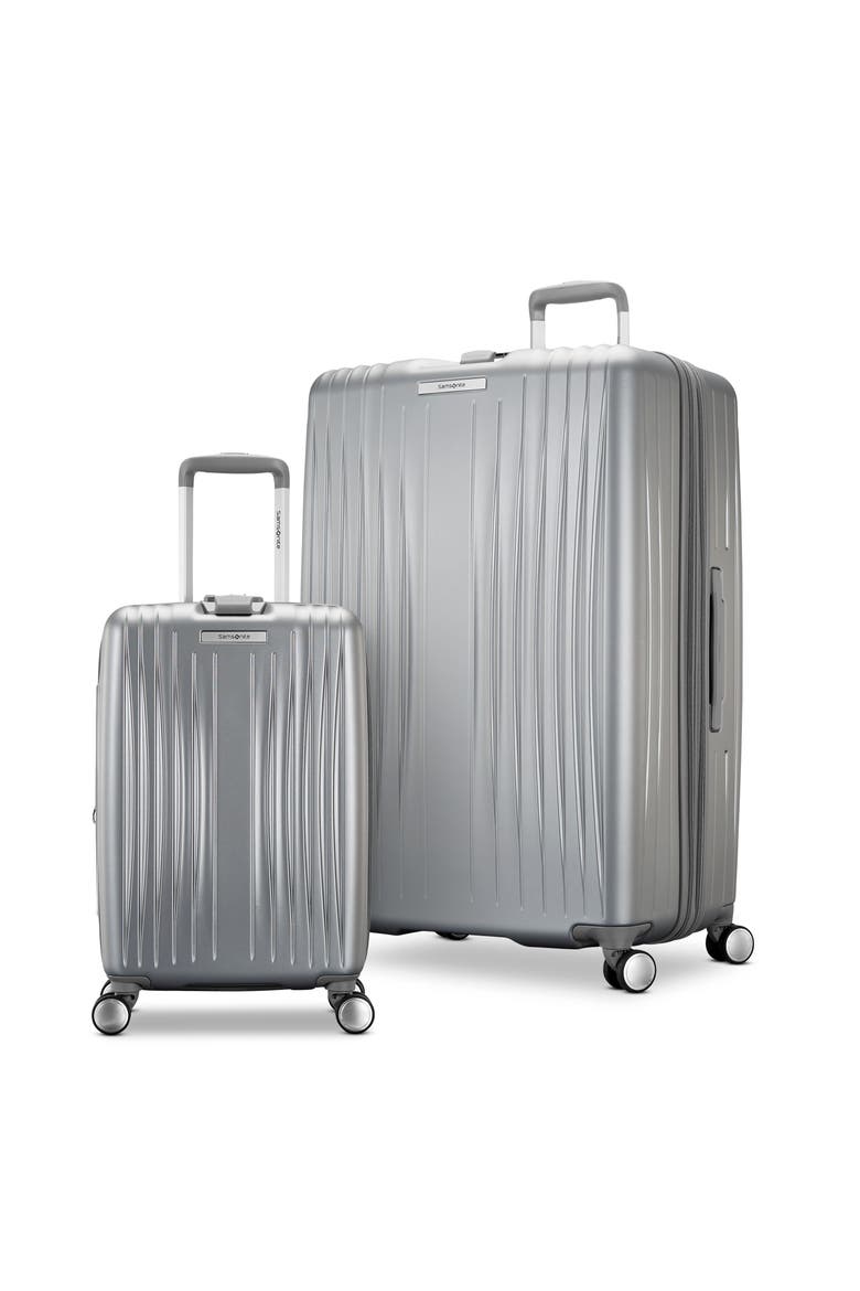 Opto 3 Hardside (20"/29") 2 Piece Spinner Luggage Set, Main, color, Metallic Silver