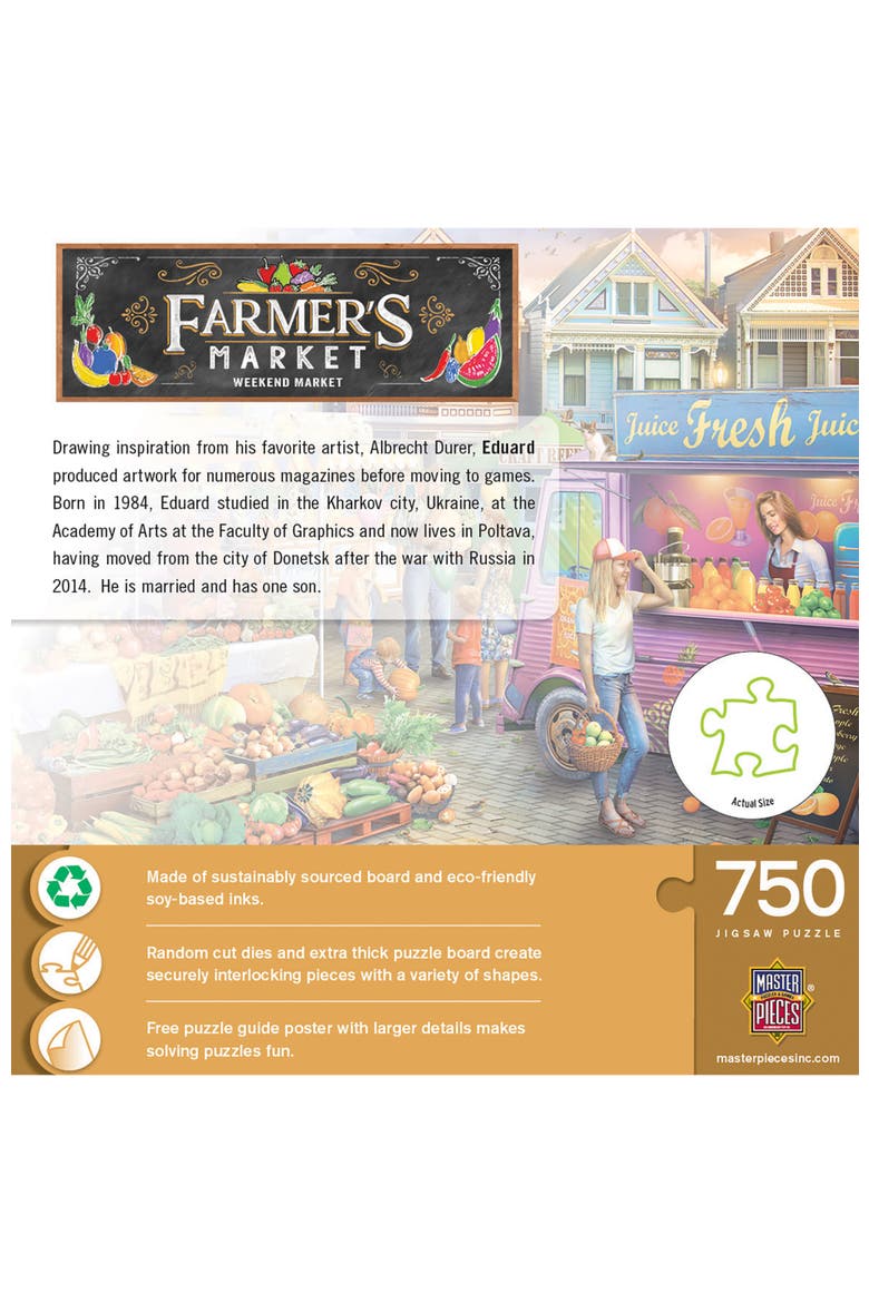 Weekend Market 750 Piece Jigsaw Puzzle, Alternate, color, Multicolor