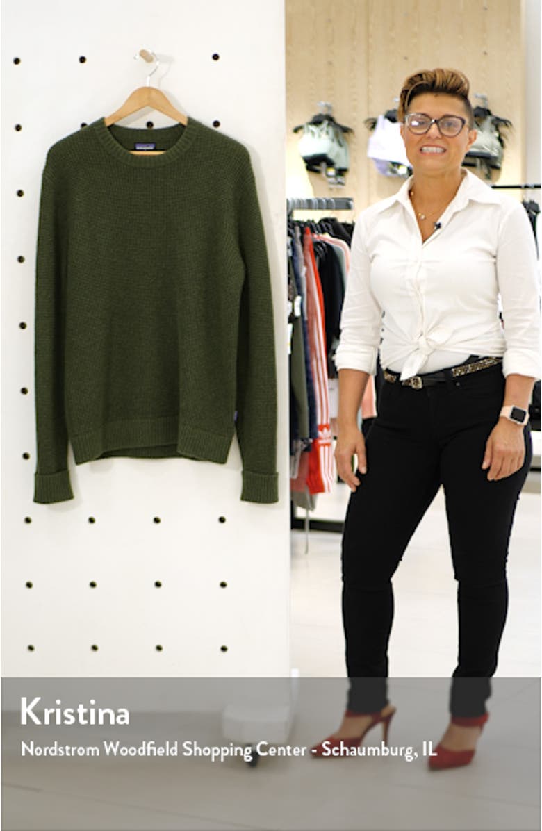 Recycled Wool Blend Sweater, sales video thumbnail