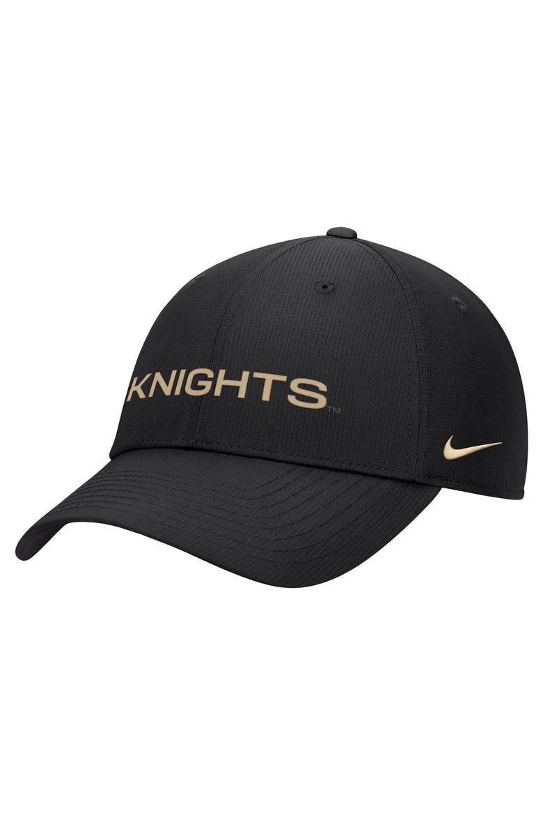 Men's Nike Black UCF Knights 2026 Sideline Ripstop Dri-FIT Adjustable Hat, Main, color, Black