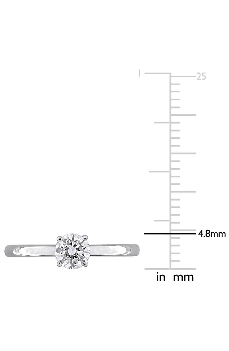Julianna B. 1/2 CTW Lab-Grown Diamond Solitaire Ring 14k, Alternate, color, White Gold