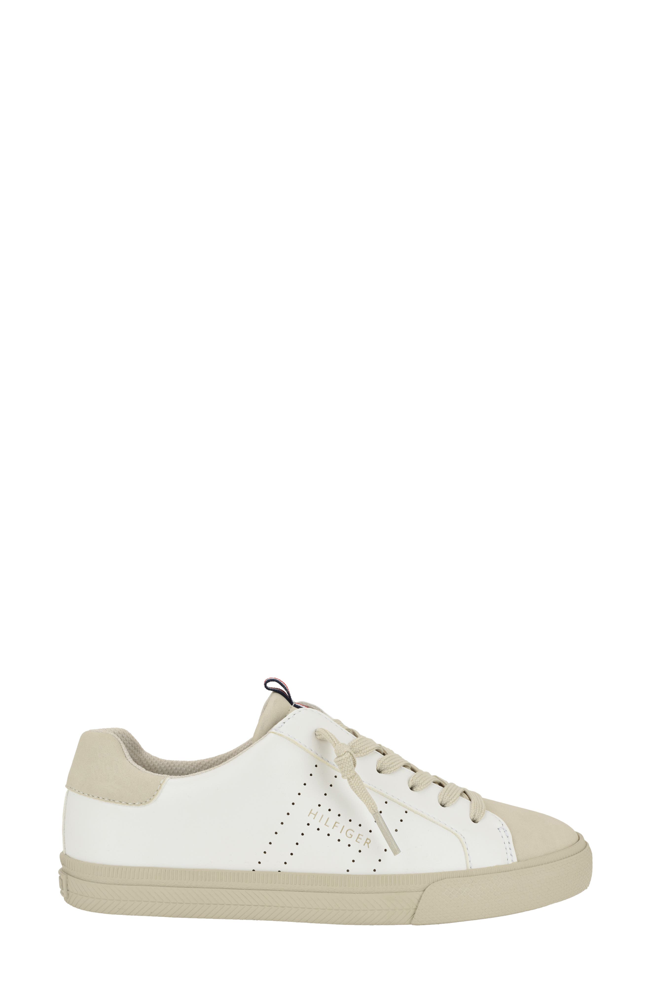 Lustina Sneaker, Alternate, color, WHITE/ OAT