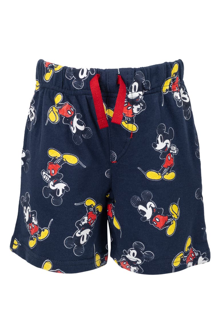 Mickey Mouse 2-Piece T-Shirt and Shorts Set, Alternate, color, Mickey Grey Navy