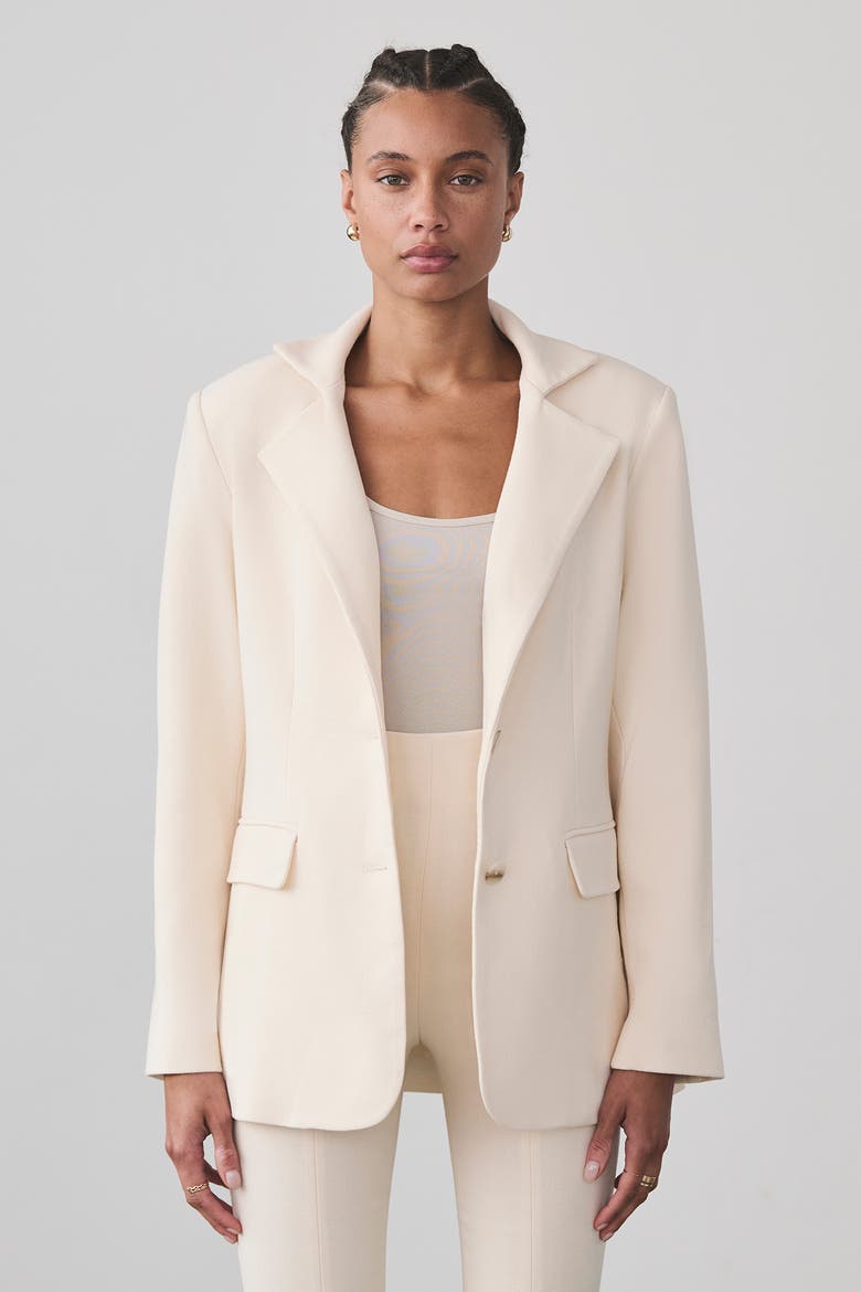 Aria Blazer, Alternate, color, Ivory