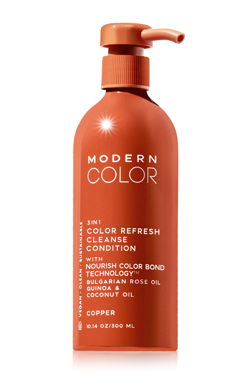 Modern Color Copper 3-In-1 Hair Color Refresh Cleanse Conditioner, Main, color, Single