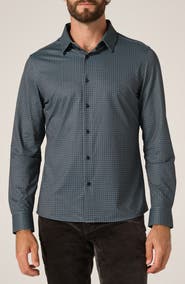 7 Diamonds Warren Wrinkle Resistant Performance Button-Up Shirt