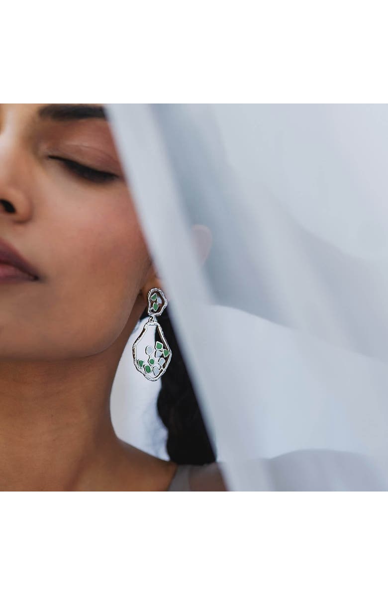 Dhwani Bhansal TERRA DROP EARRINGS, Alternate, color, Gold Plated