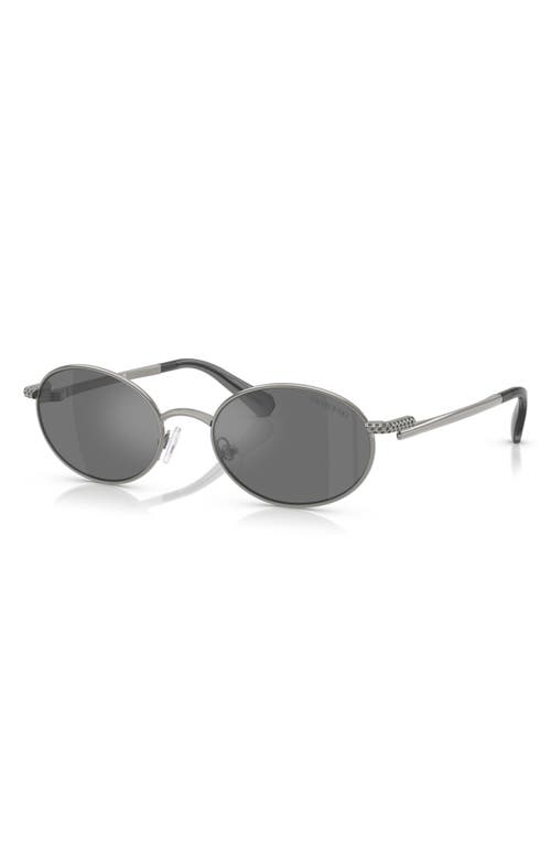 SWAROVSKI SWAROVSKI 53MM OVAL SUNGLASSES