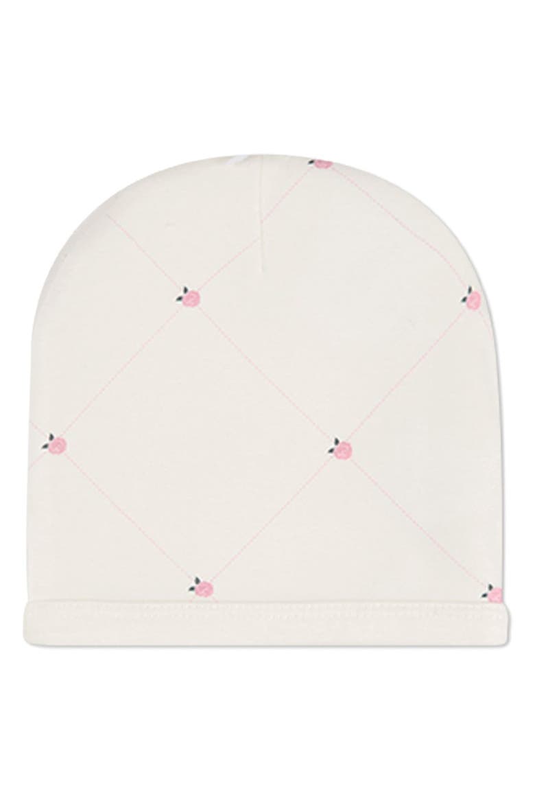 Baby Rosettes and Stitching Beanie, Main, color, Pink