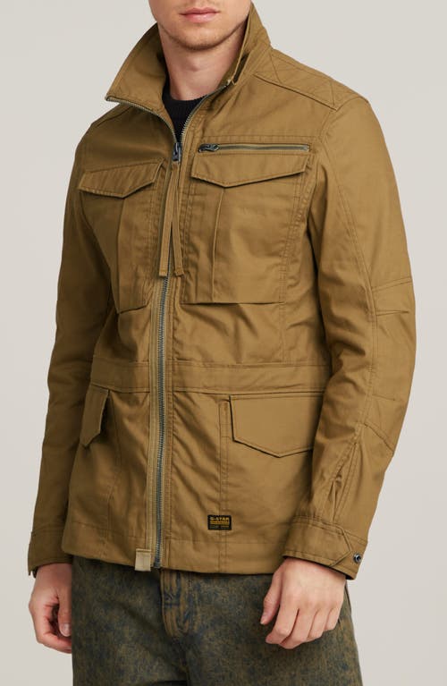 G-star Rovic Slim Fit Water Repellent Field Jacket In Kangaroo