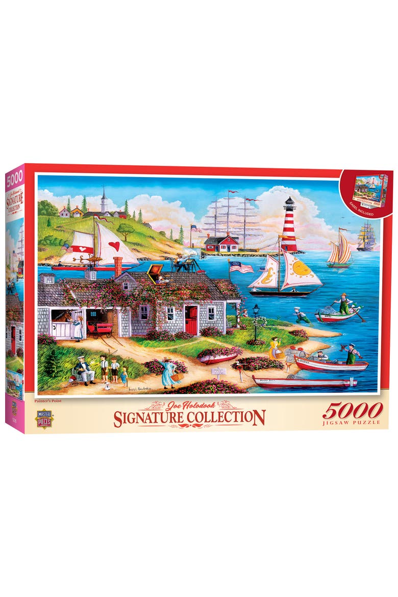 Painter's Point 5000 Piece Jigsaw Puzzle, Main, color, Multicolor